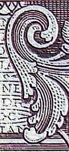 Close-up of an engraved image